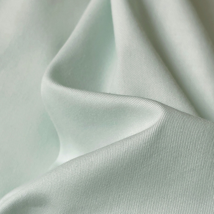 91家纺网 家纺一手货源 找家纺 泽西家纺+V17798841158发大图 2026新品A类全棉13376简约纯色双拼全棉四件套单被套枕套三件套 浅绿+卡其