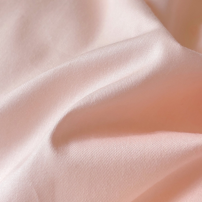 91家纺网 家纺一手货源 找家纺 泽西家纺+V17798841158发大图 2026新品A类全棉13376简约纯色双拼全棉四件套单被套枕套三件套 奶油粉