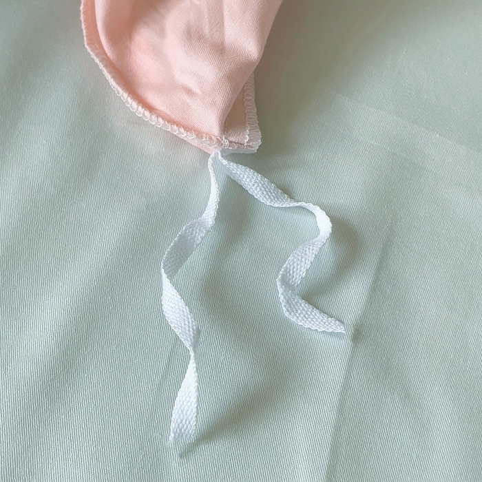 91家纺网 家纺一手货源 找家纺 泽西家纺+V17798841158发大图 2026新品A类全棉13376简约纯色双拼全棉四件套单被套枕套三件套 粉玉+绿