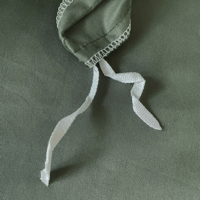 91家纺网 家纺一手货源 找家纺 泽西家纺+V17798841158发大图 2026新品A类全棉13376简约纯色双拼全棉四件套单被套枕套三件套 军绿