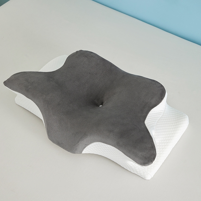 91家纺网 家纺一手货源 找家纺 （总）纳斯顿家纺 2025新款牛奶绒蝶形枕 枕头枕芯