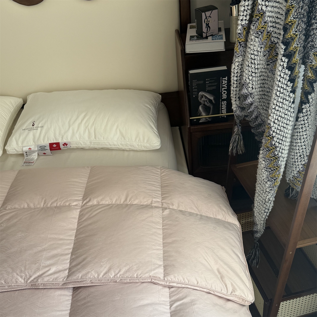 91家纺网 家纺一手货源 找家纺 御眠纺 2026新款高精密单层羽绒被壳 浪潮豆沙