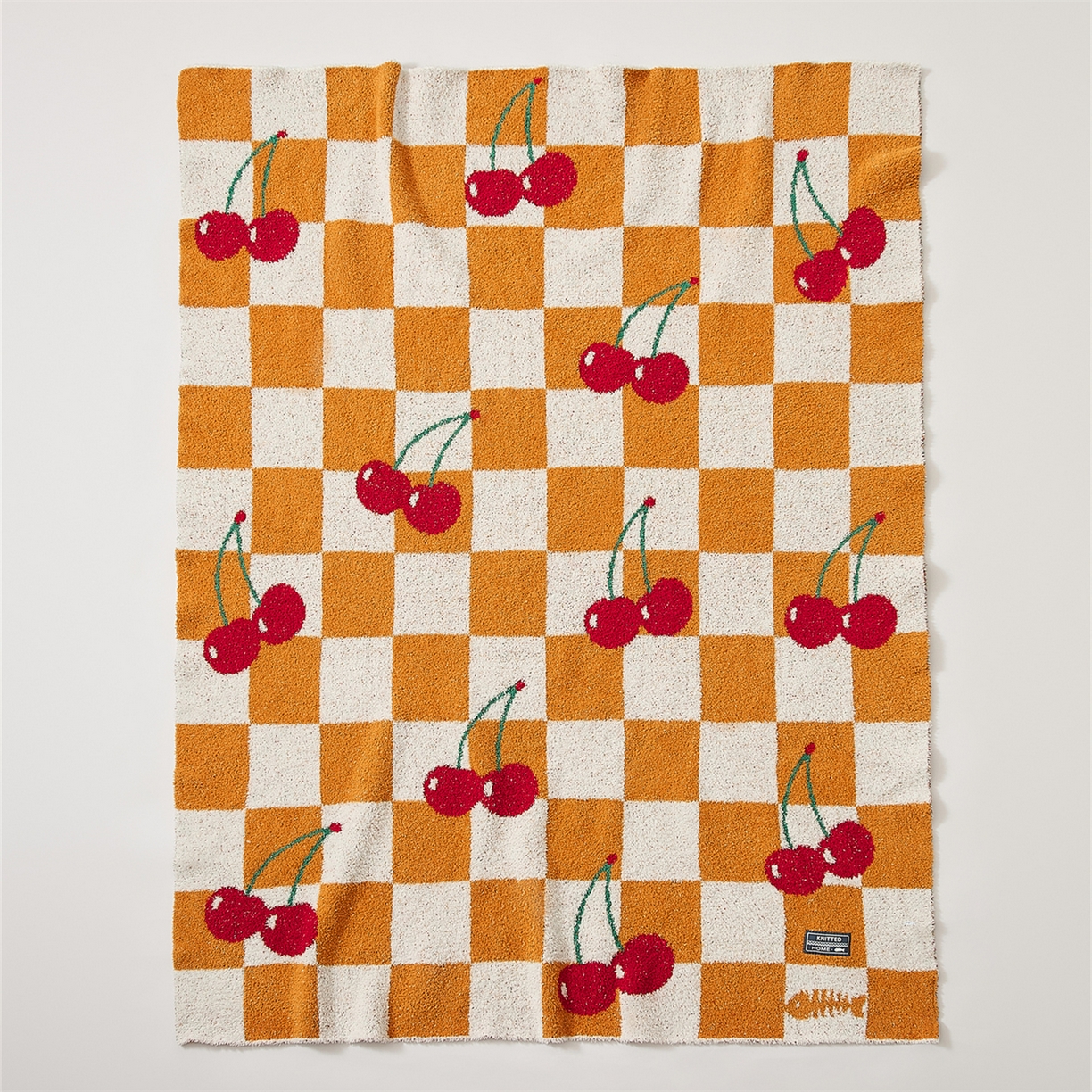 91家纺网 家纺一手货源 找家纺 暖绵绵 2025新款半边绒小樱桃毛毯 新品樱洛系列  （最低零售价：173元） 樱洛黄色