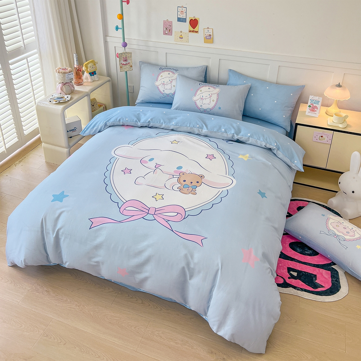 91家纺网 家纺一手货源 找家纺 （总）玉元坊 2025新款正版授权三丽鸥系列全棉纯棉三四件套 基础款