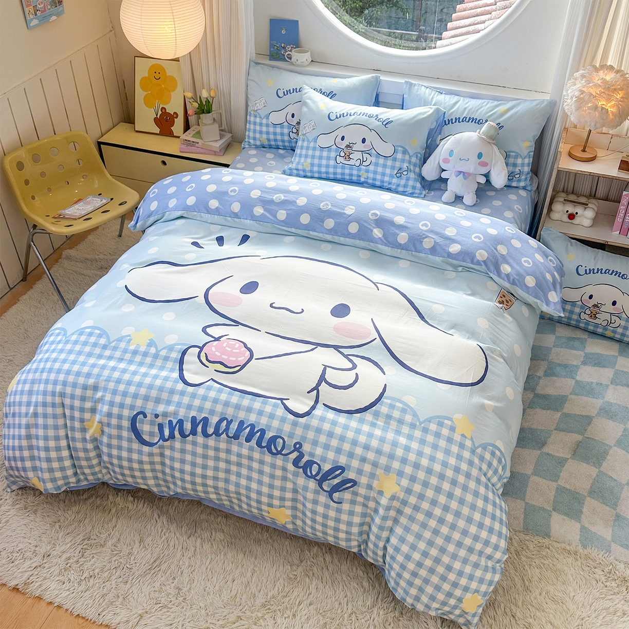 91家纺网 家纺一手货源 找家纺 （总）玉元坊 2025新款正版授权三丽鸥系列全棉纯棉三四件套 基础款