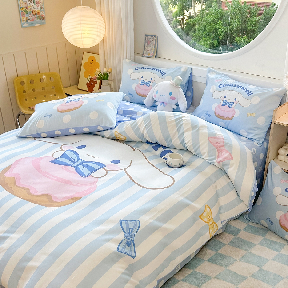 91家纺网 家纺一手货源 找家纺 玉元坊 2025新款正版授权三丽鸥系列全棉纯棉三四件套 基础款 领带玉桂狗-基础款