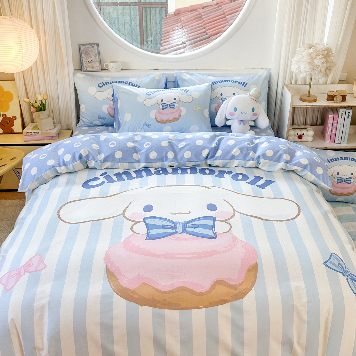 91家纺网 家纺一手货源 找家纺 玉元坊 2025新款正版授权三丽鸥系列全棉纯棉三四件套 基础款 领带玉桂狗-基础款