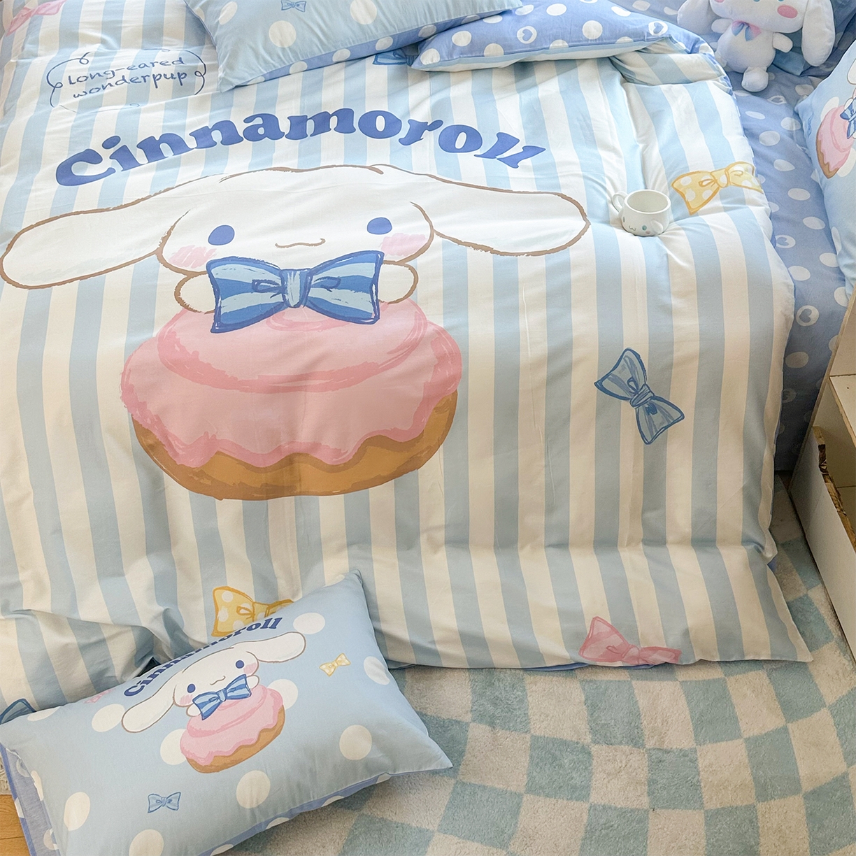 91家纺网 家纺一手货源 找家纺 玉元坊 2025新款正版授权三丽鸥系列全棉纯棉三四件套 基础款 领带玉桂狗-基础款