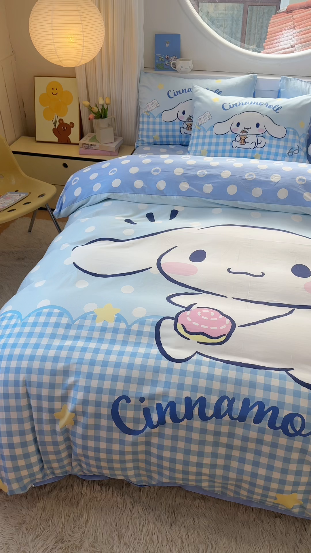 91家纺网 家纺一手货源 找家纺 玉元坊 2025新款正版授权三丽鸥系列全棉纯棉三四件套 基础款 奶芙玉桂狗-基础款