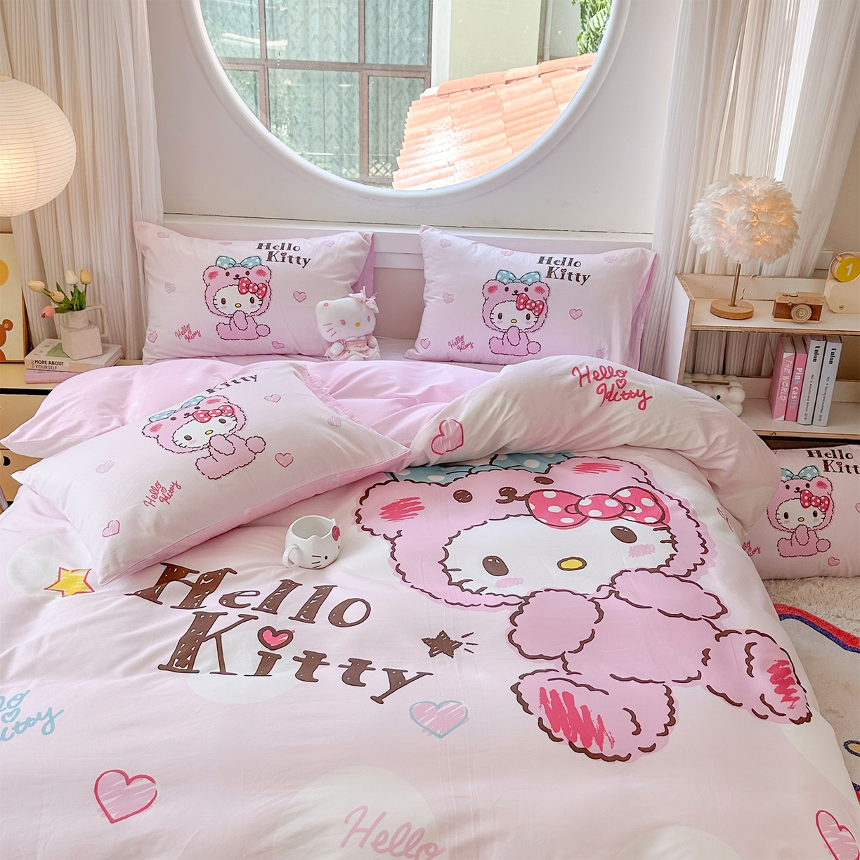 91家纺网 家纺一手货源 找家纺 （总）玉元坊 2025新款正版授权三丽鸥系列全棉纯棉三四件套 基础款