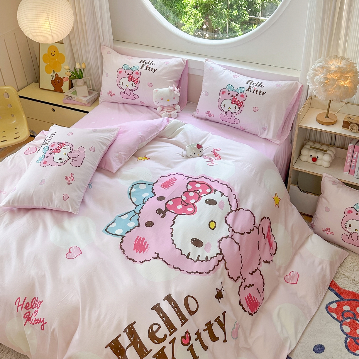 91家纺网 家纺一手货源 找家纺 （总）玉元坊 2025新款正版授权三丽鸥系列全棉纯棉三四件套 基础款