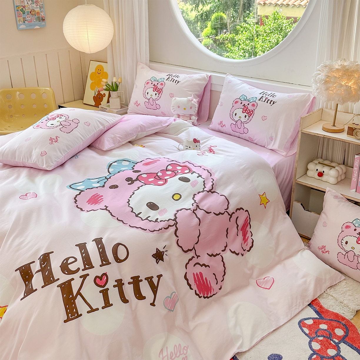 91家纺网 家纺一手货源 找家纺 （总）玉元坊 2025新款正版授权三丽鸥系列全棉纯棉三四件套 基础款