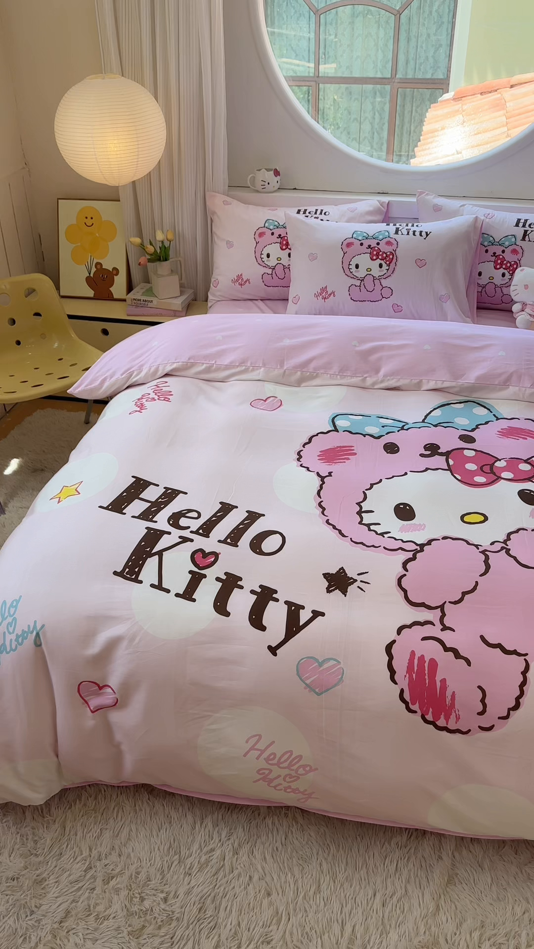 91家纺网 家纺一手货源 找家纺 （总）玉元坊 2025新款正版授权三丽鸥系列全棉纯棉三四件套 基础款