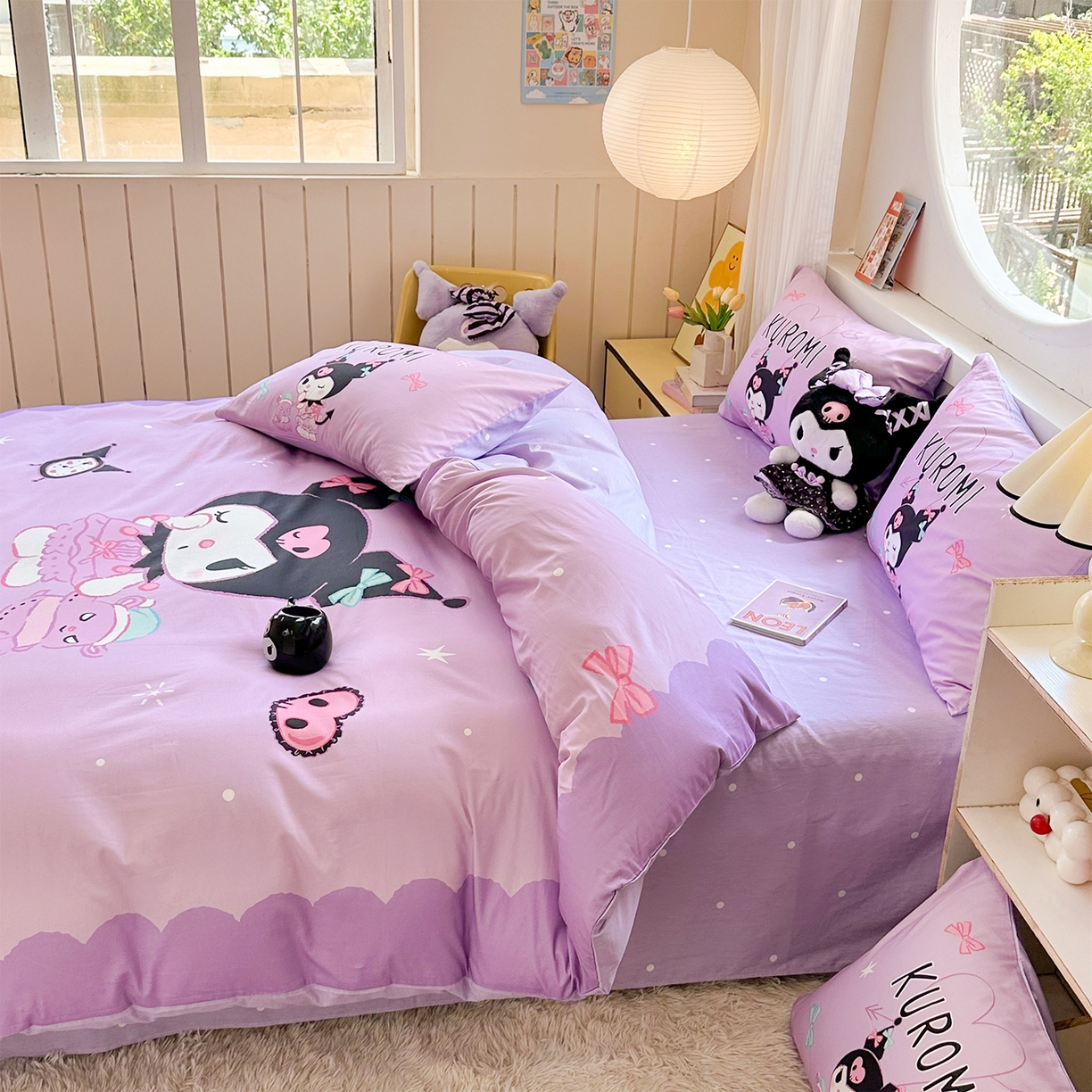 91家纺网 家纺一手货源 找家纺 （总）玉元坊 2025新款正版授权三丽鸥系列全棉纯棉三四件套 基础款