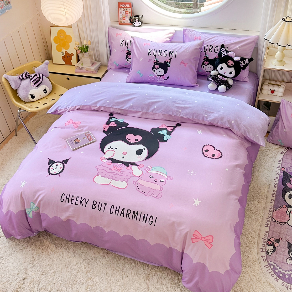 91家纺网 家纺一手货源 找家纺 （总）玉元坊 2025新款正版授权三丽鸥系列全棉纯棉三四件套 基础款