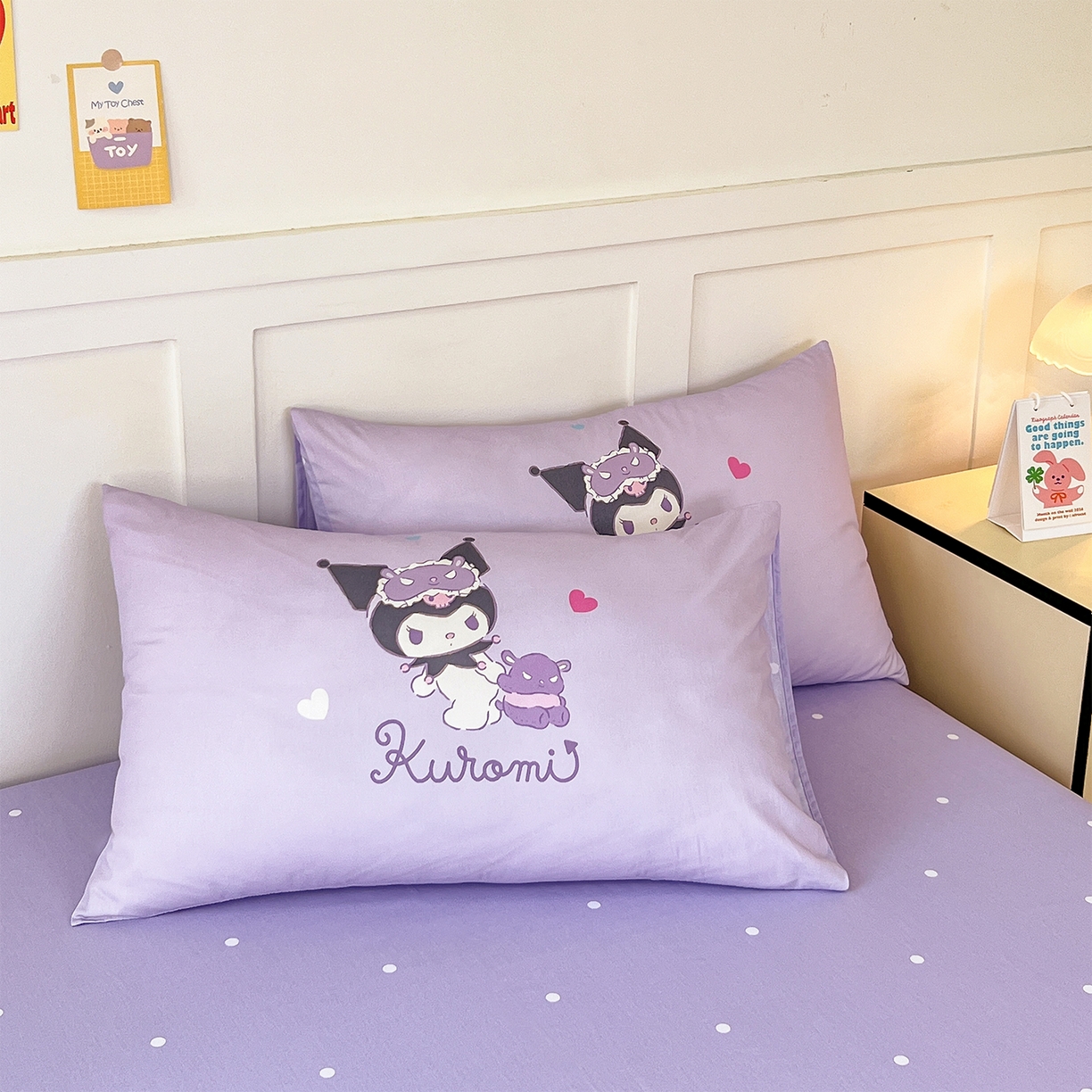 91家纺网 家纺一手货源 找家纺 玉元坊 2025新款正版授权三丽鸥系列全棉纯棉三四件套 基础款 糖果-基础款