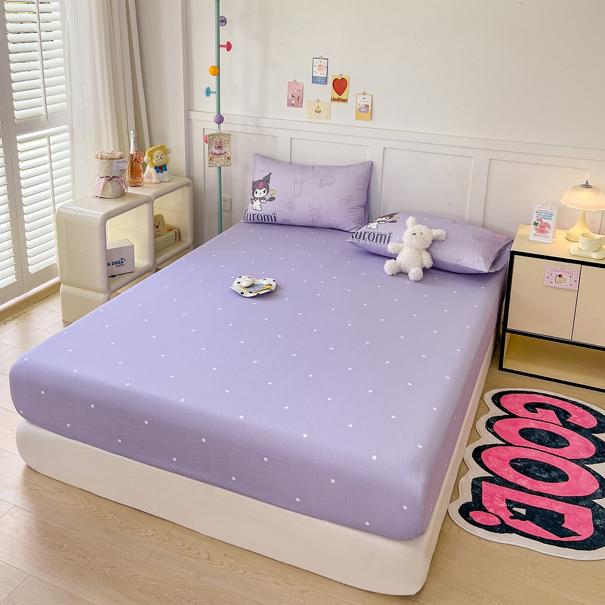 91家纺网 家纺一手货源 找家纺 玉元坊 2025新款正版授权三丽鸥系列全棉纯棉三四件套 基础款 饮料-基础款