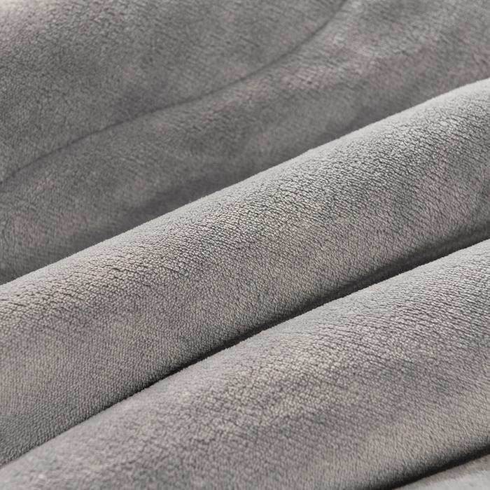 91家纺网 家纺一手货源 找家纺 恋绒家纺 2025新款三层牛奶绒夹棉毛毯复合盖毯直播外贸毯子 深灰色