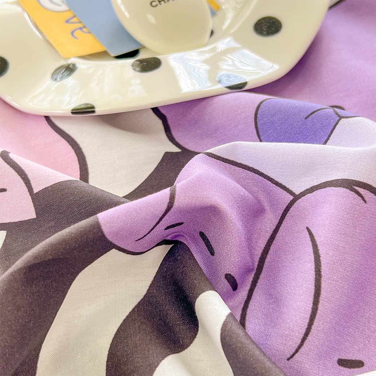 91家纺网 家纺一手货源 找家纺 玉元坊 2025新款正版授权三丽鸥系列全棉纯棉三四件套 基础款 扑克-基础款