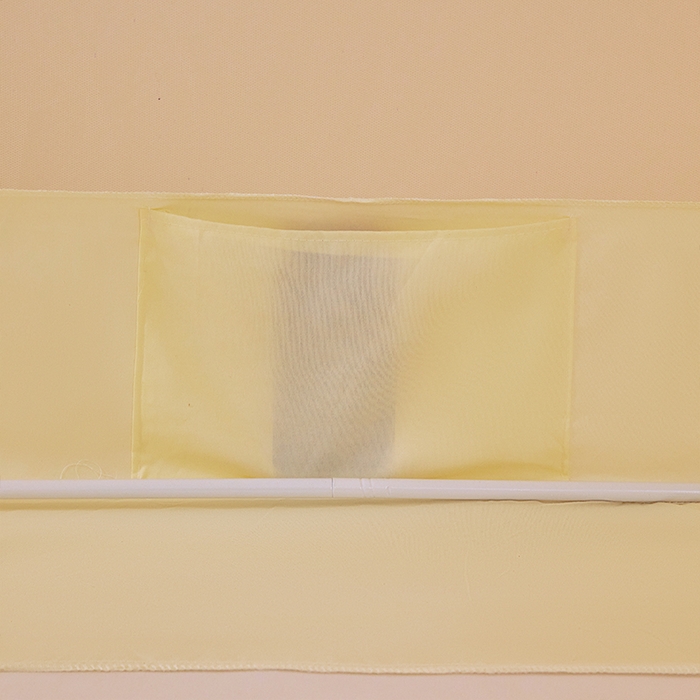 91家纺网 家纺一手货源 找家纺 锦逸家居 2026新款遮光坐床蚊帐 腊肠狗-米黄（带遮光帘款）