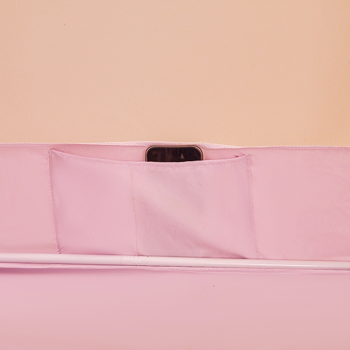 91家纺网 家纺一手货源 找家纺 锦逸家居 2026新款遮光坐床蚊帐 蝴蝶结-粉（带遮光帘款）