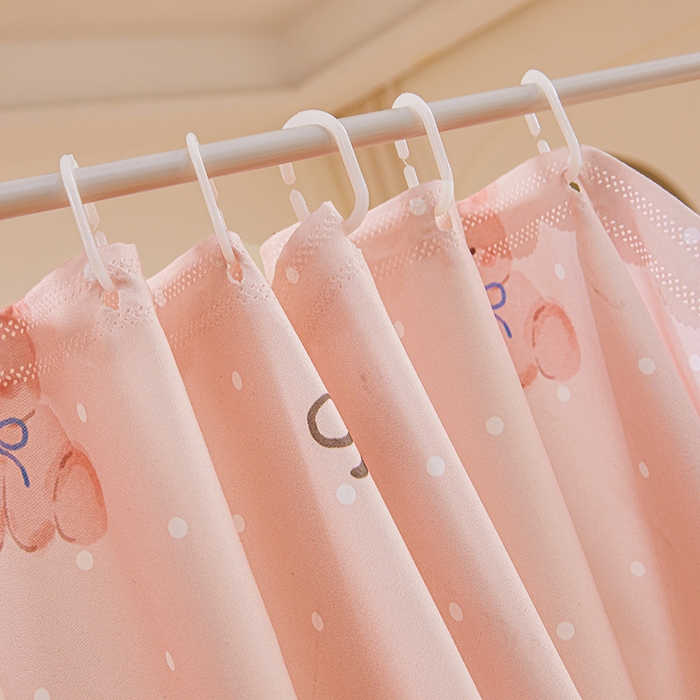 91家纺网 家纺一手货源 找家纺 锦逸家居 2026新款遮光坐床蚊帐 粉粉熊宝（带遮光帘款）