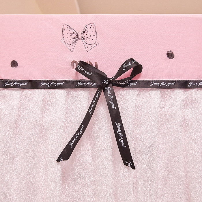 91家纺网 家纺一手货源 找家纺 锦逸家居 2026新款遮光坐床蚊帐 蝴蝶结-粉（不带遮光帘款）