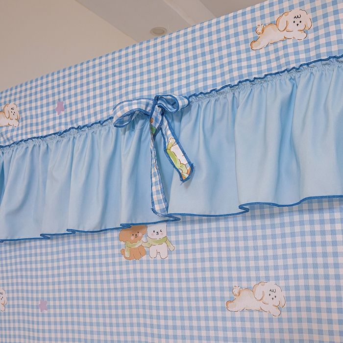 91家纺网 家纺一手货源 找家纺 锦逸家居 2026新款遮光坐床蚊帐 旺旺家（不带遮光帘款）