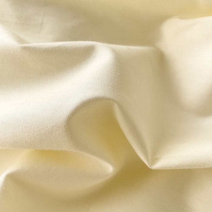 91家纺网 家纺一手货源 找家纺 锦彩家居 2026新款40支正宗13372双拼纯色全棉四件套酒店宾馆民宿学生三件套（可定制）标准号的床单是圆角吊边；小号和加大的床单都是直角 奶昔白