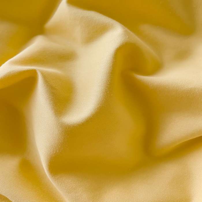 91家纺网 家纺一手货源 找家纺 锦彩家居 2026新款40支正宗13372双拼纯色全棉四件套酒店宾馆民宿学生三件套（可定制）标准号的床单是圆角吊边；小号和加大的床单都是直角 初黄