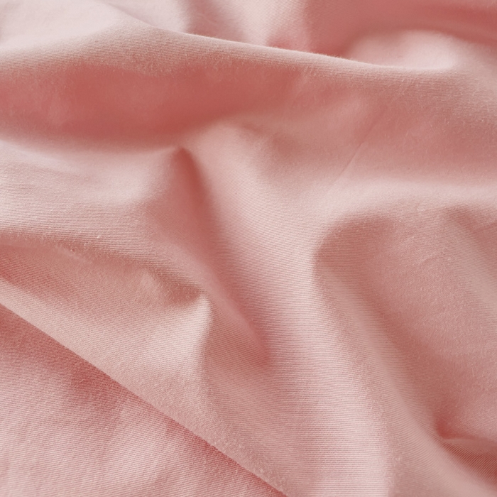 91家纺网 家纺一手货源 找家纺 锦彩家居 2026新款40支正宗13372双拼纯色全棉四件套酒店宾馆民宿学生三件套（可定制）标准号的床单是圆角吊边；小号和加大的床单都是直角 浅豆沙