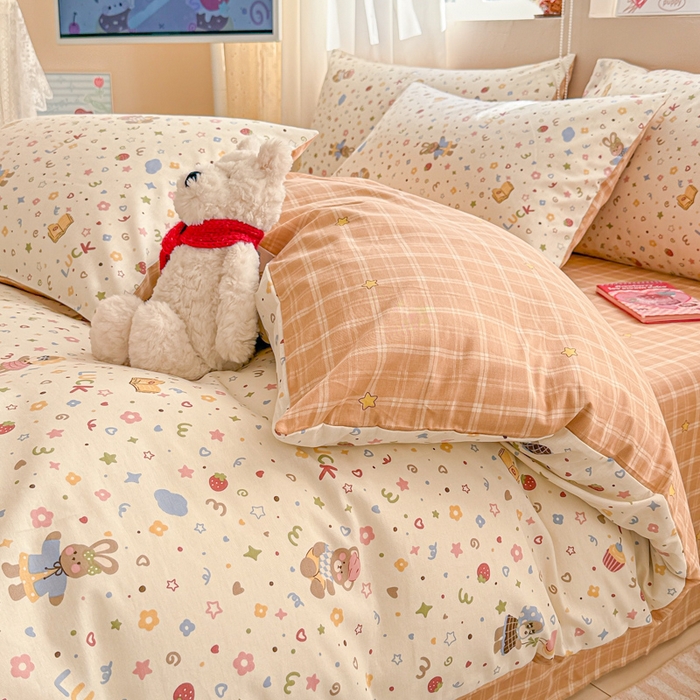 91家纺网 家纺一手货源 找家纺 （总）典曼家纺 2026新款全棉印花四件套-系列二