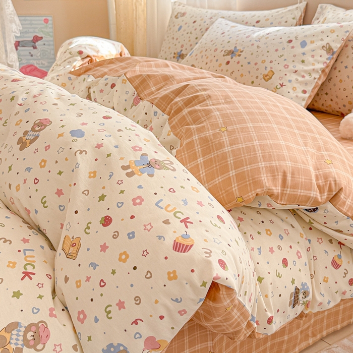 91家纺网 家纺一手货源 找家纺 （总）典曼家纺 2026新款全棉印花四件套-系列二