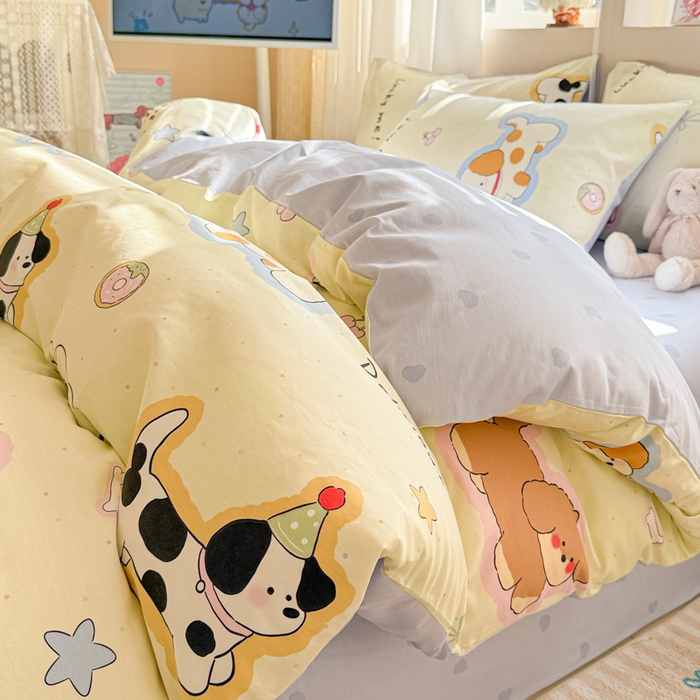 91家纺网 家纺一手货源 找家纺 （总）典曼家纺 2026新款全棉印花四件套-系列二