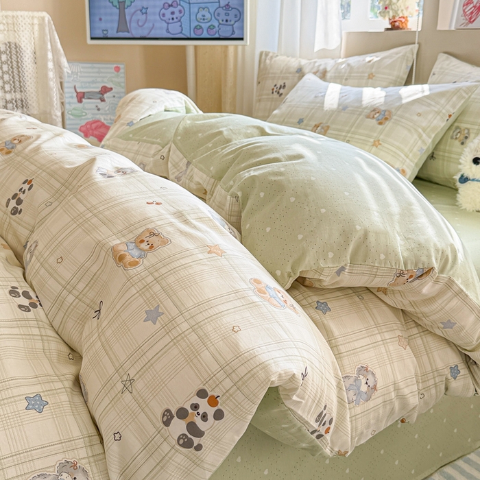 91家纺网 家纺一手货源 找家纺 （总）典曼家纺 2026新款全棉印花四件套-系列二