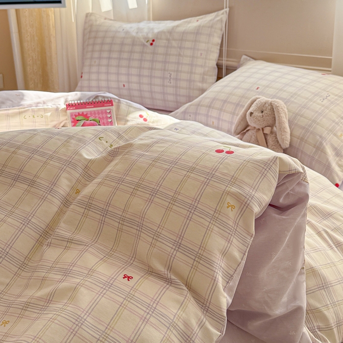 91家纺网 家纺一手货源 找家纺 典曼家纺 2026新款全棉印花四件套-系列二 恋樱