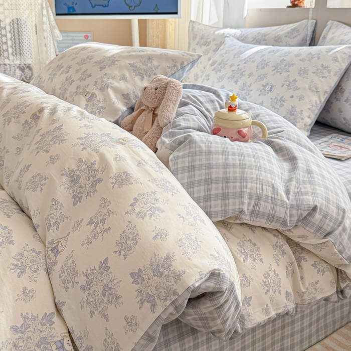 91家纺网 家纺一手货源 找家纺 典曼家纺 2026新款全棉印花四件套-系列二 秘境