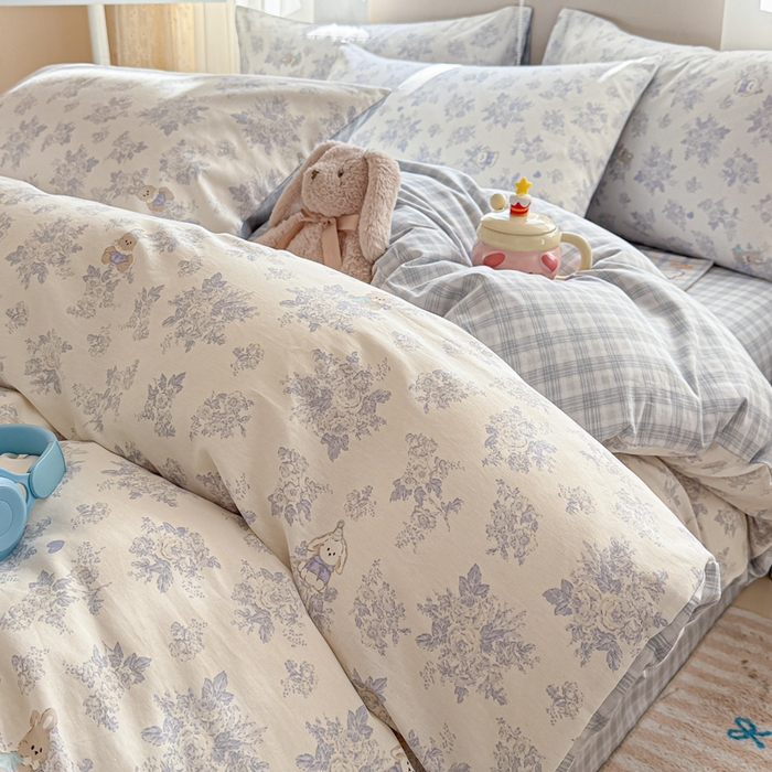 91家纺网 家纺一手货源 找家纺 典曼家纺 2026新款全棉印花四件套-系列二 秘境