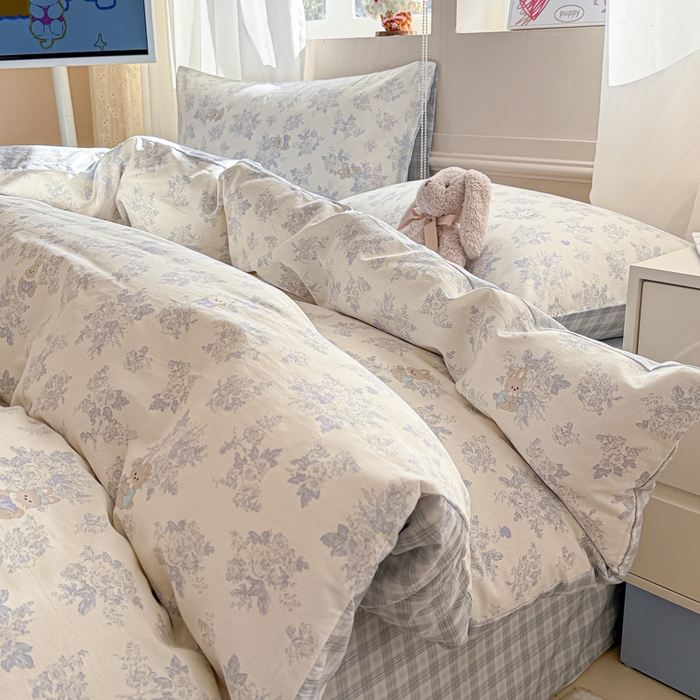 91家纺网 家纺一手货源 找家纺 典曼家纺 2026新款全棉印花四件套-系列二 秘境