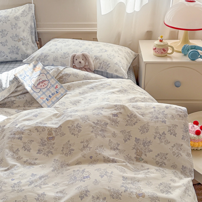 91家纺网 家纺一手货源 找家纺 典曼家纺 2026新款全棉印花四件套-系列二 秘境