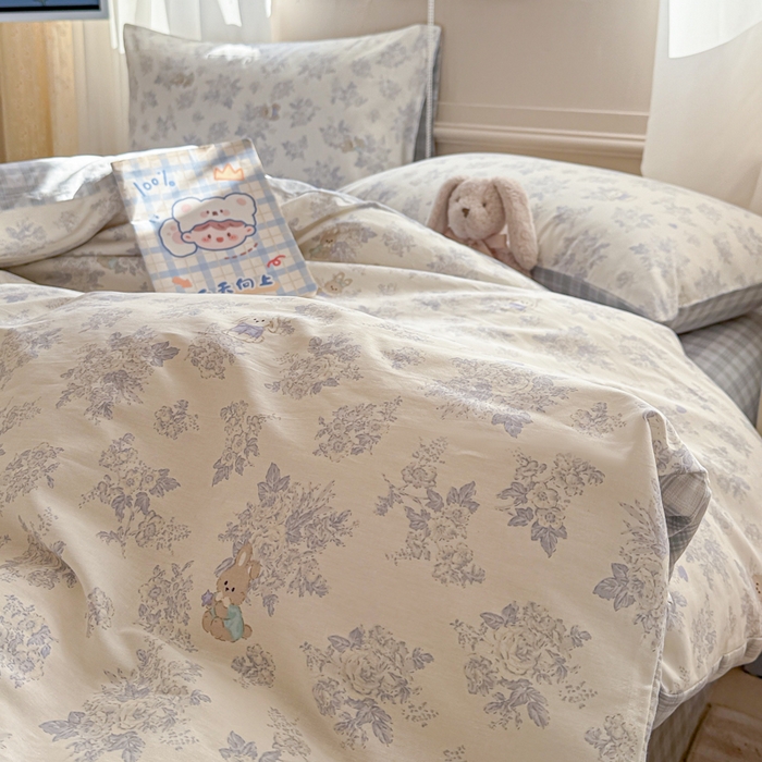 91家纺网 家纺一手货源 找家纺 典曼家纺 2026新款全棉印花四件套-系列二 秘境