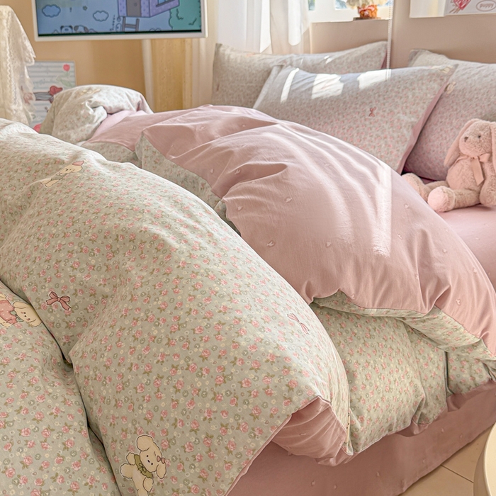 典曼家纺 2026新款全棉印花四件套-系列二 秋日花园