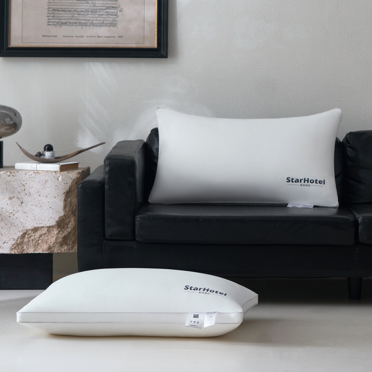 91家纺网 家纺一手货源 找家纺 （总）质先生枕皮 2026新款星级酒店枕枕皮