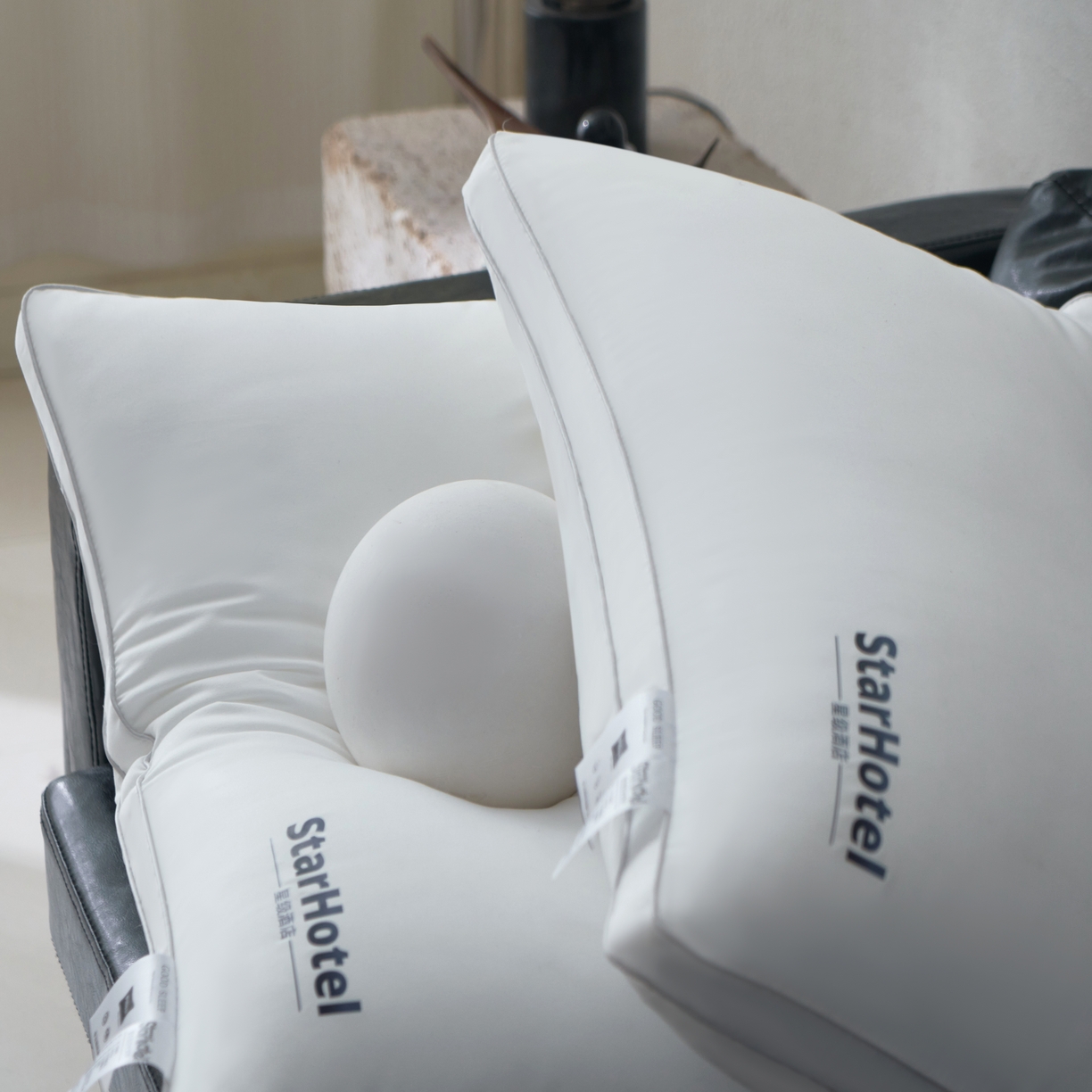 91家纺网 家纺一手货源 找家纺 （总）质先生枕皮 2026新款星级酒店枕枕皮