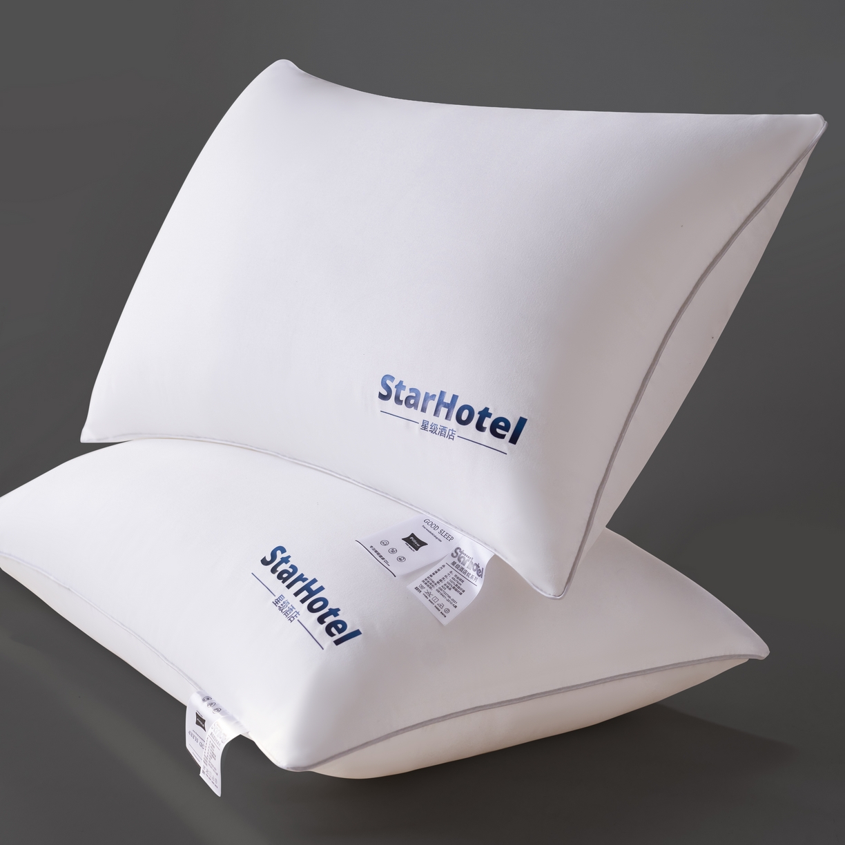 91家纺网 家纺一手货源 找家纺 质先生枕皮 2026新款星级酒店枕枕皮 星级酒店单边