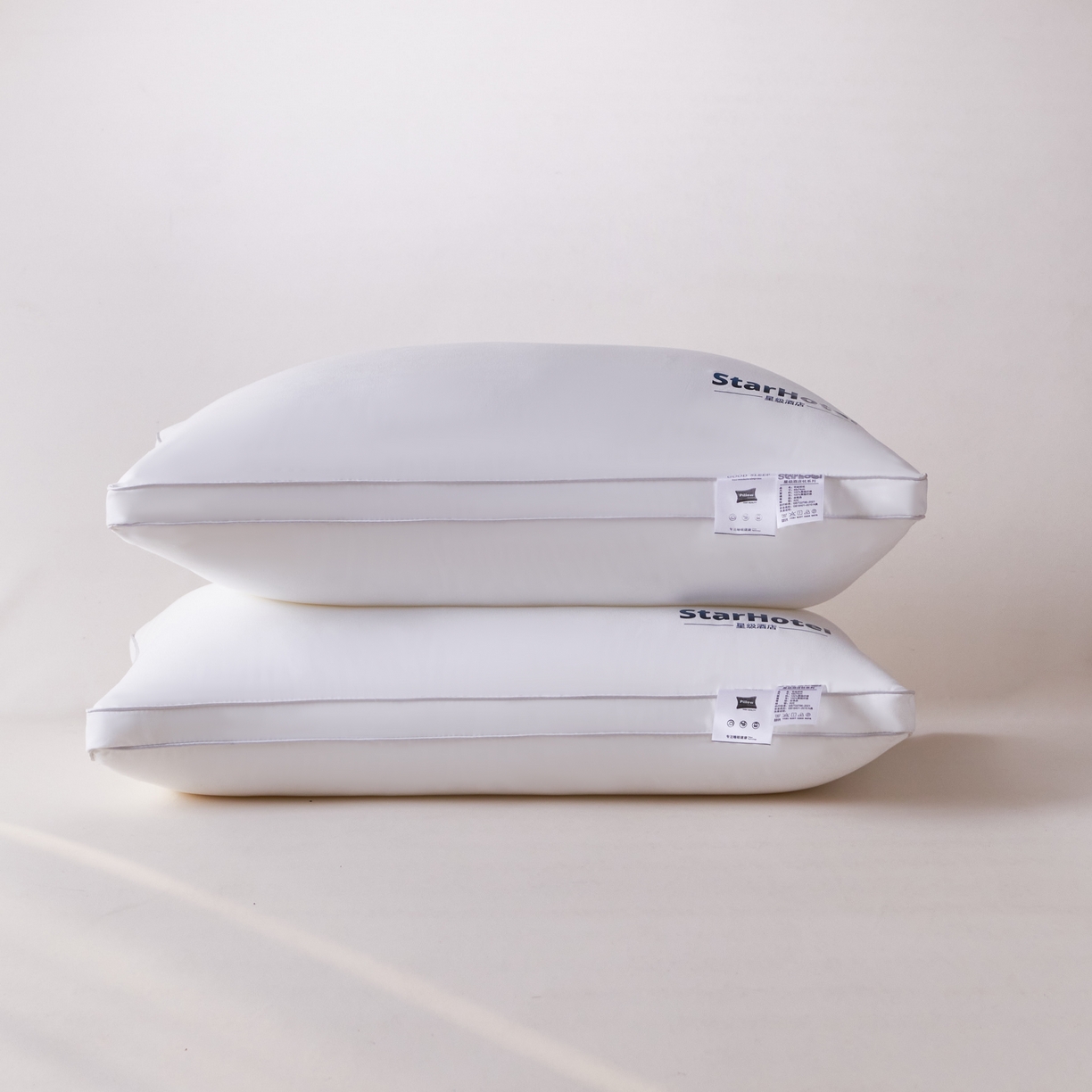 91家纺网 家纺一手货源 找家纺 质先生枕皮 2026新款星级酒店枕枕皮 星级酒店立体