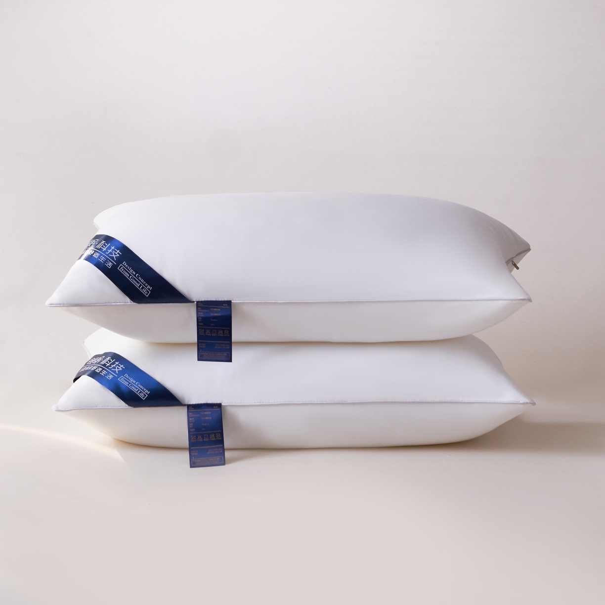 91家纺网 家纺一手货源 找家纺 质先生枕皮 2026新款科技睡眠枕枕皮 科技睡眠单边