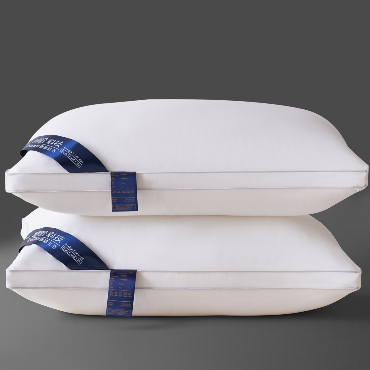 91家纺网 家纺一手货源 找家纺 质先生枕皮 2026新款科技睡眠枕枕皮 科技睡眠立体