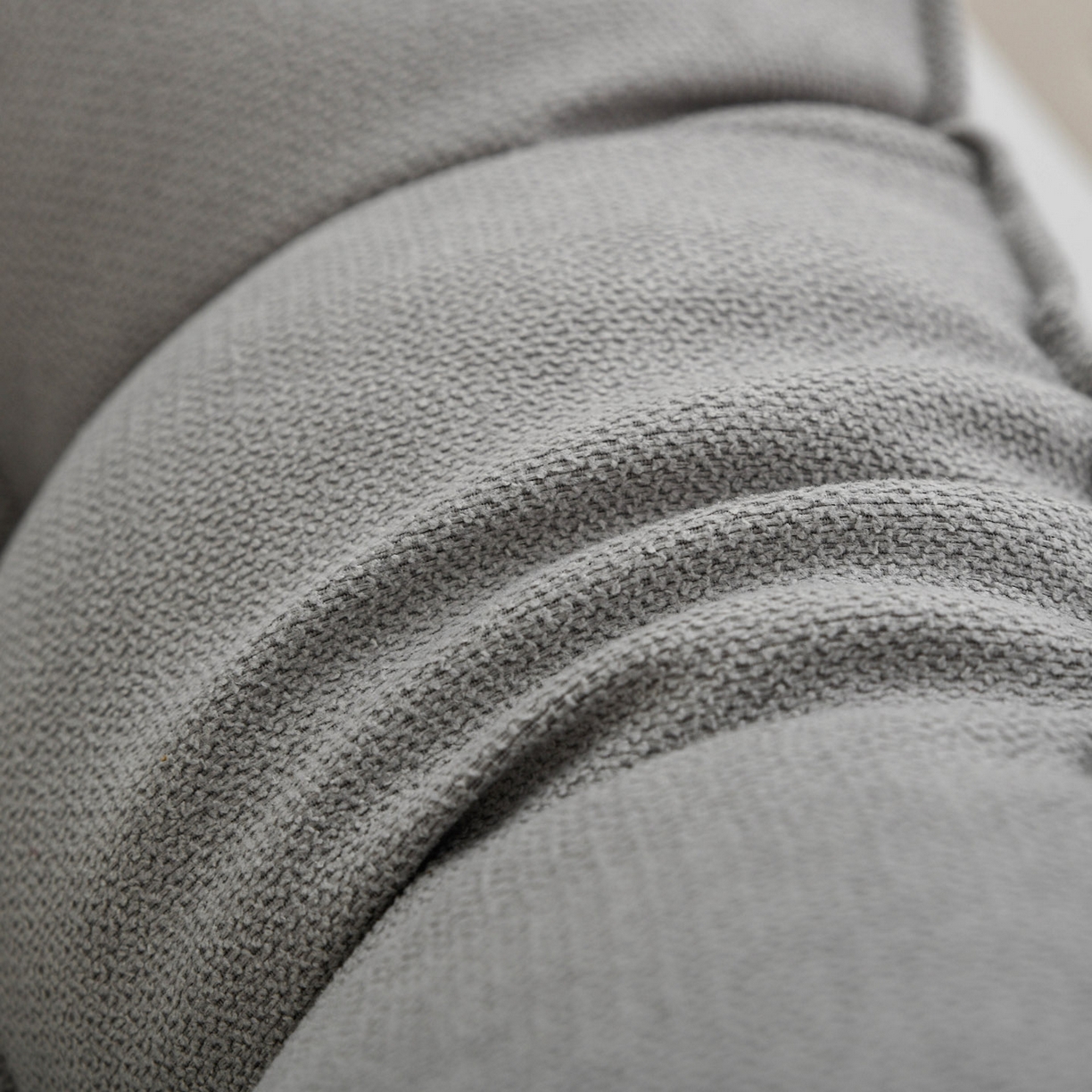 91家纺网 家纺一手货源 找家纺 美达人 2025新款面包靠垫 石灰色-韩国绒