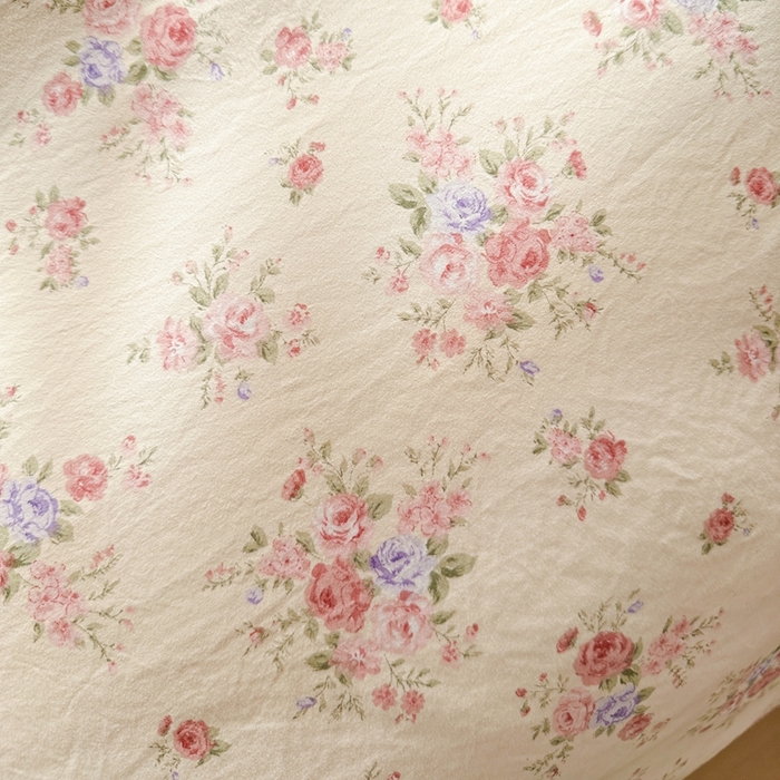 91家纺网 家纺一手货源 找家纺 （总）芯贝儿 2026新款A类仿棉古法水洗棉复古法式花边四件套（提供买家秀）